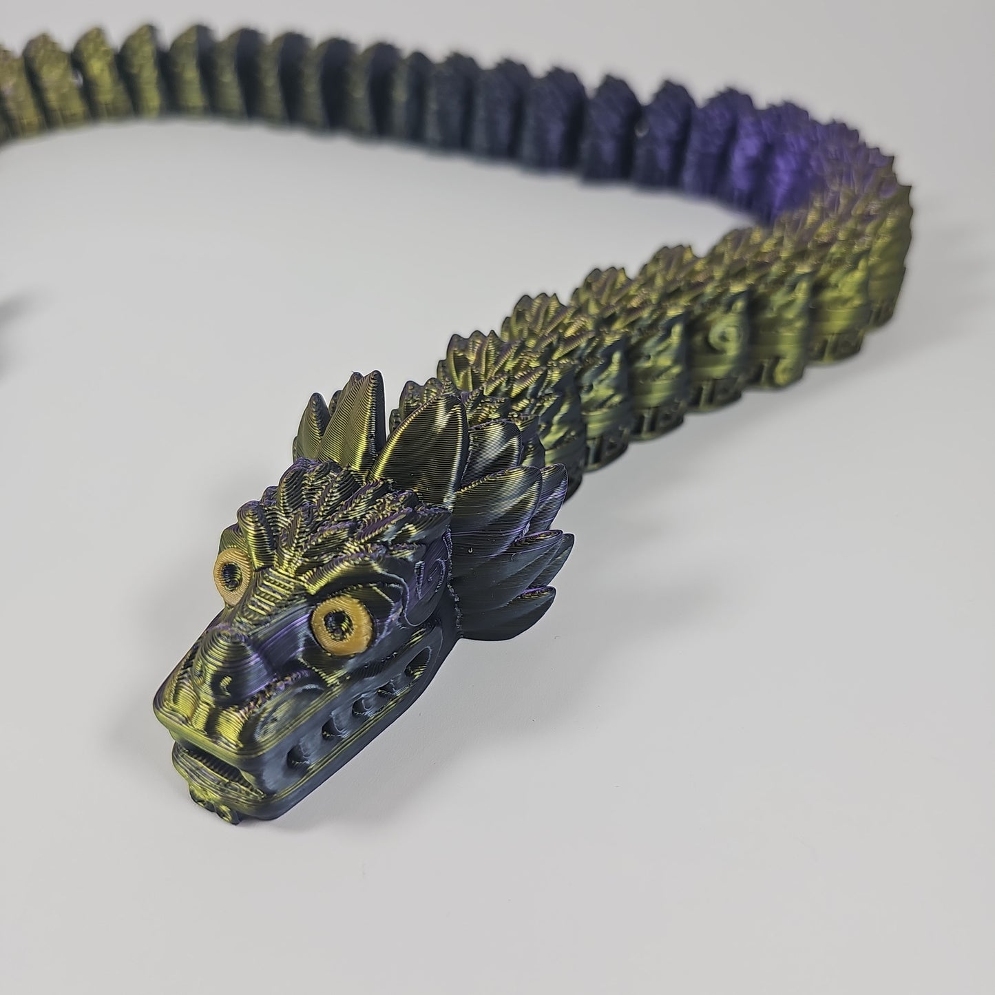 Two-headed Aztec Ancient Articulated Serpent