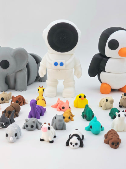 Flexi Fidget Animal Minis and XL - Individuals