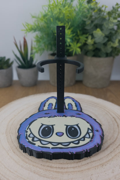 Labubu Style Figure Stand Holder - Adjustable Height - Multicolour