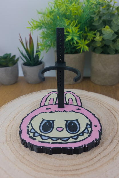 Labubu Style Figure Stand Holder - Adjustable Height - Multicolour