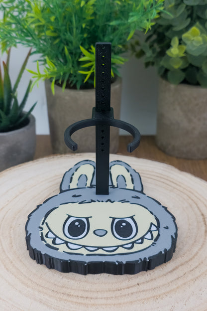 Labubu Style Figure Stand Holder - Adjustable Height - Multicolour