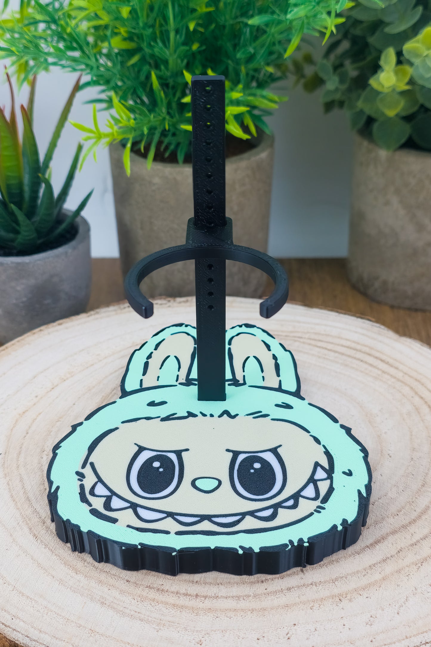 Labubu Style Figure Stand Holder - Adjustable Height - Multicolour